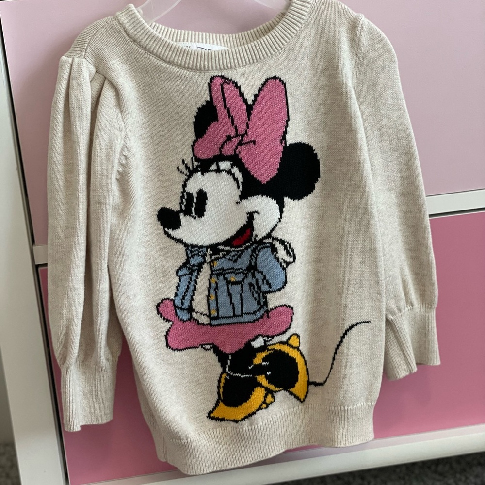 Baby Gap + Disney Minnie Mouse Sweater, Toddler 4Y